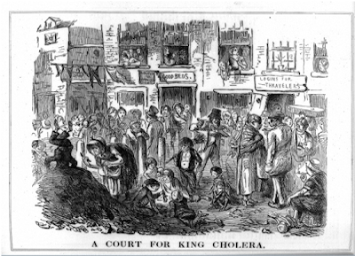 Punch Magazine 1852 A Court For King Cholera