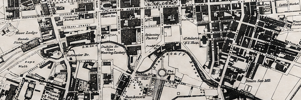 The Blackstaff River, a notorious source of pollution in nineteenth-century Belfast